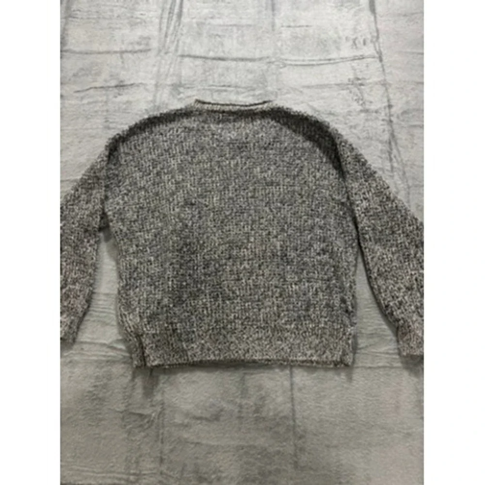 Vintage‎ Fargo Marled Knit Sweater XL Gray Grandpa Core Textured V Neck